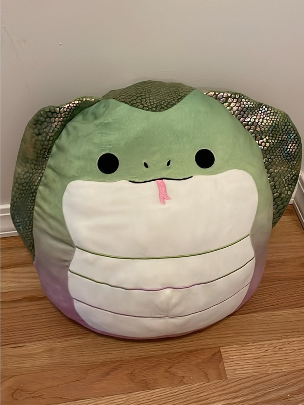 Squishmallows Green Snake Plush Pillow, owl, fox, turkey, fries, monster, Olaf